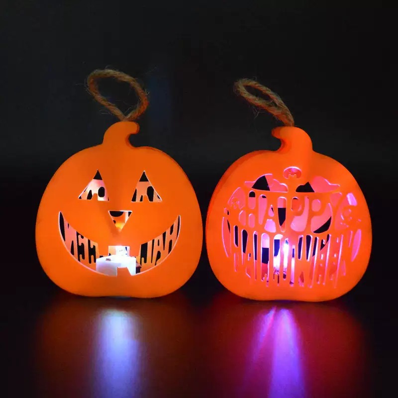 Creative Halloween pumpkin lantern candle ornaments