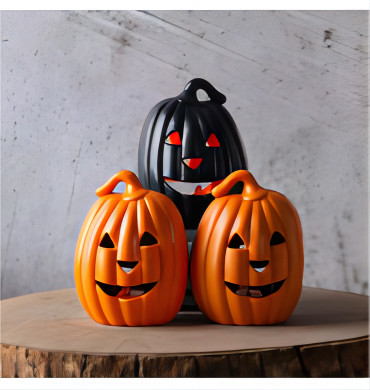 Creative new Halloween pumpkin lantern electronic candle hand-held