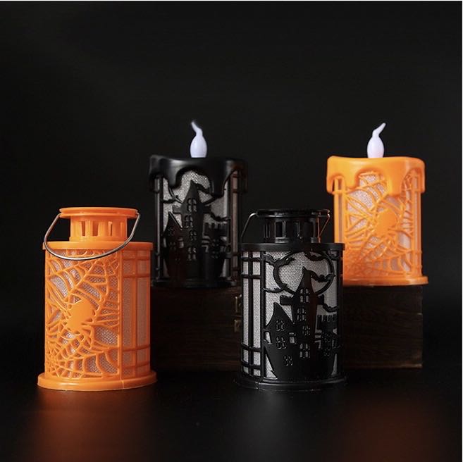 Creative Halloween castle spider light hand-held