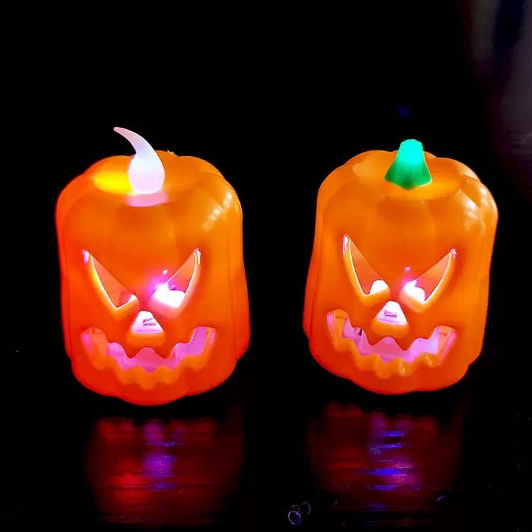 New Halloween glowing evil pumpkin lantern