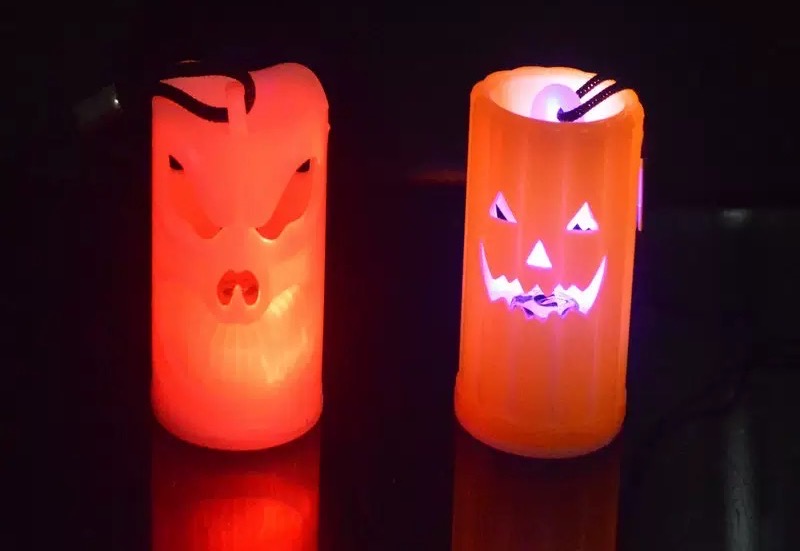 Creative new Halloween smiling electronic candles