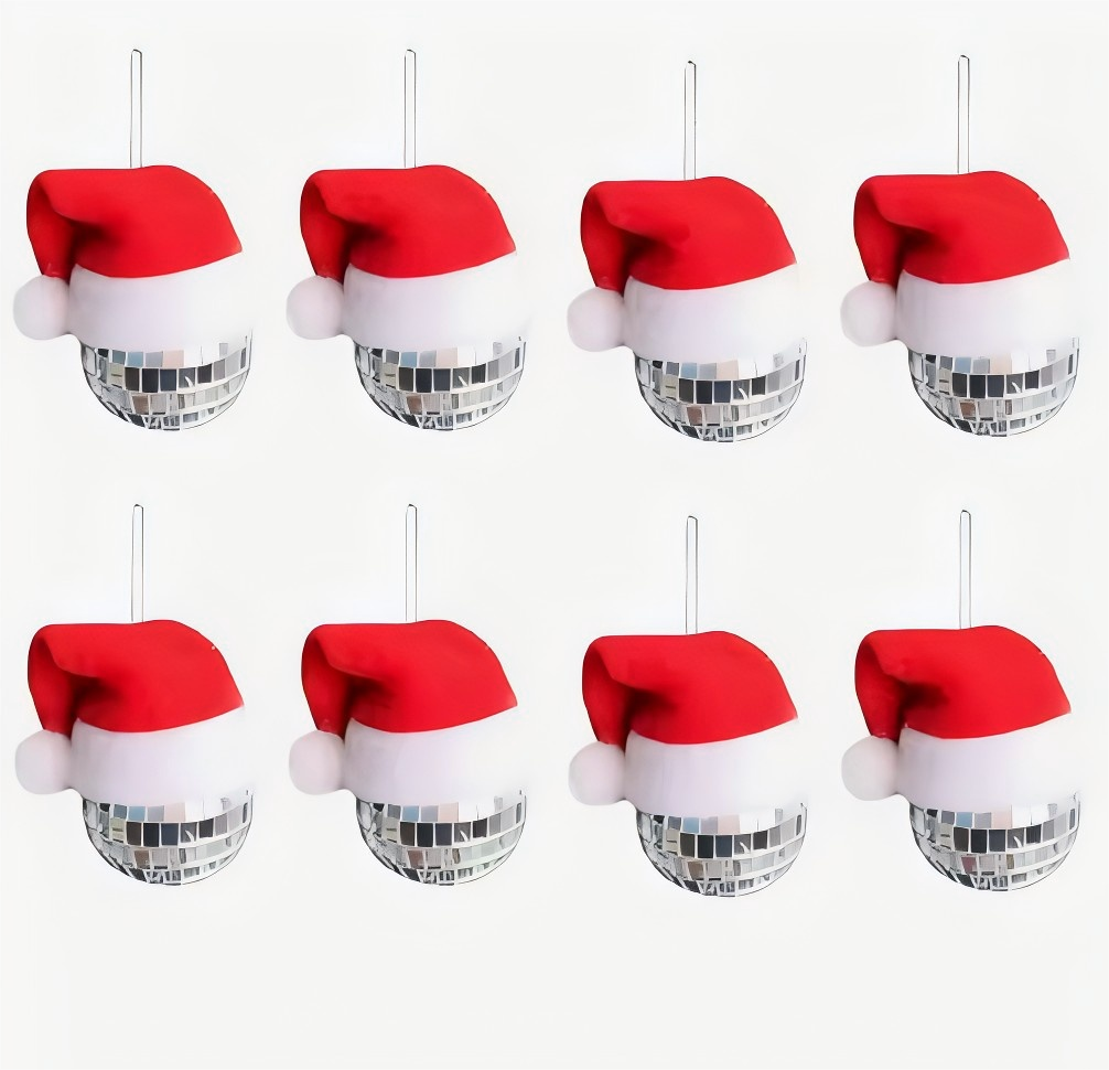 New Christmas holiday party disco mirror pendant decoration