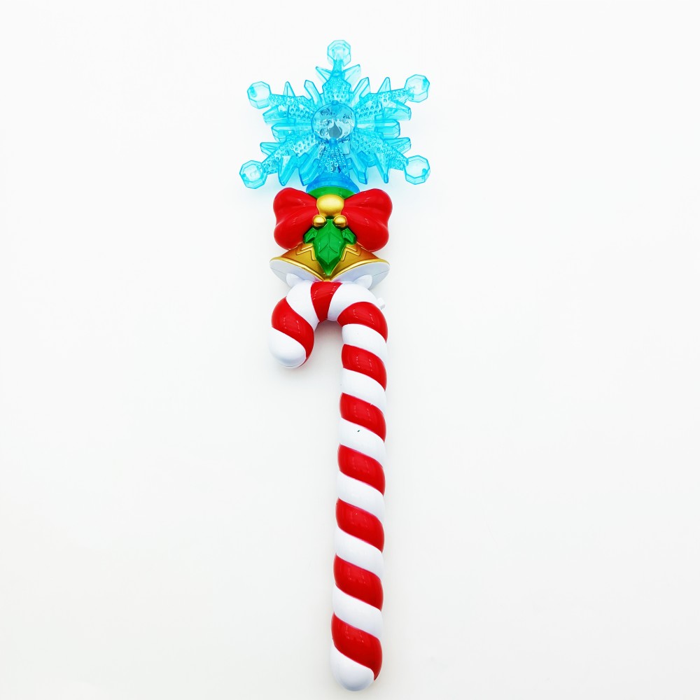 Christmas new snowflake glowing long stick
