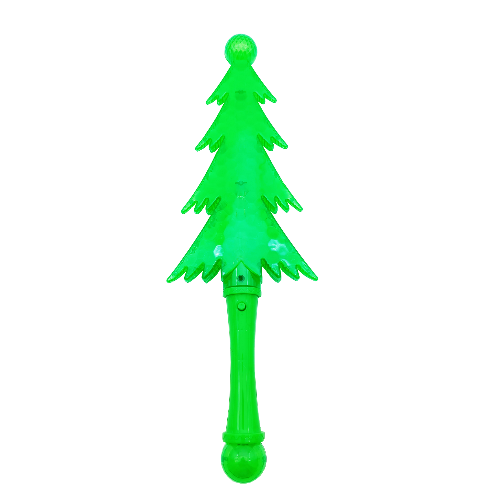 New green Christmas tree glow sticks for Christmas
